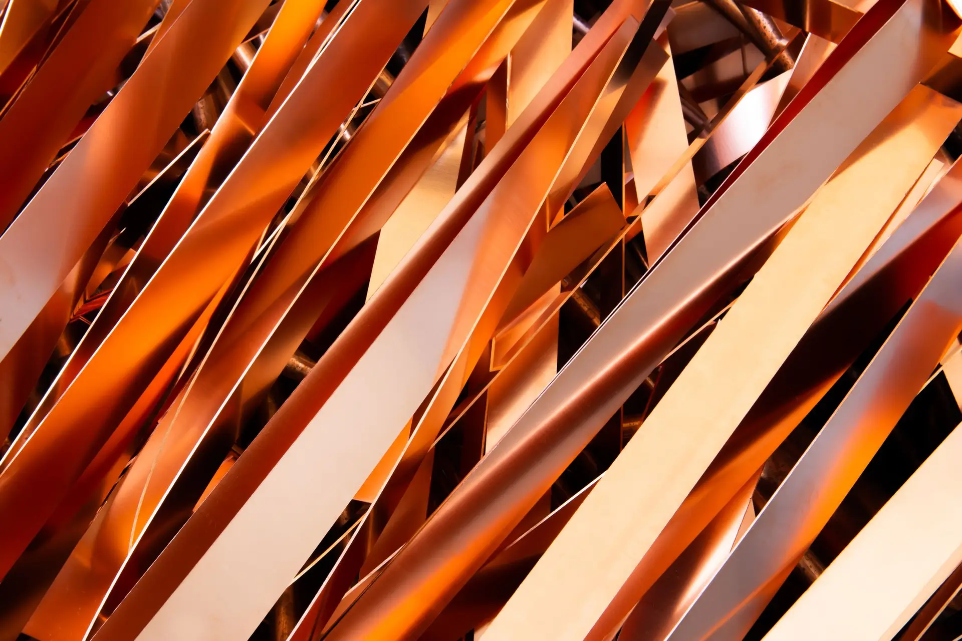 Copper strip scrap